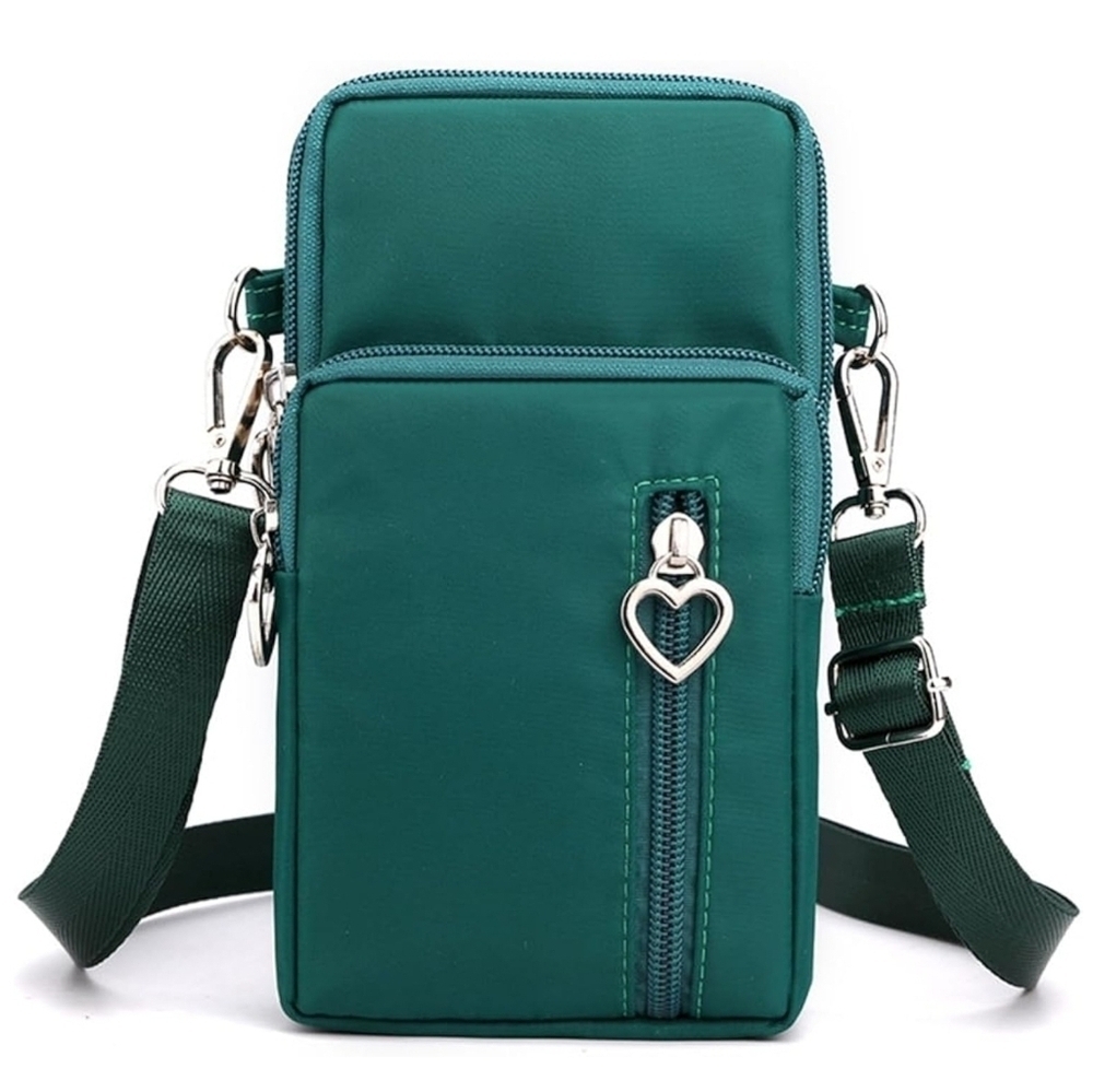 Crossbody Bag Cell Phone Sleeve Concert Venue Bag Adiustable Strap Arm Wrist NWT